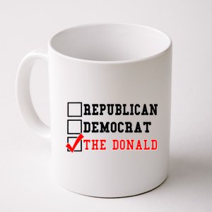 Republican Democrat Donald Trump Coffee Mug