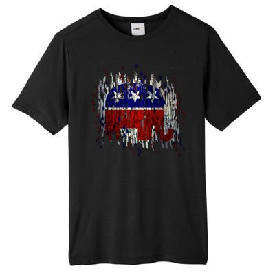 Republican Digital Flag Tall Fusion ChromaSoft Performance T-Shirt