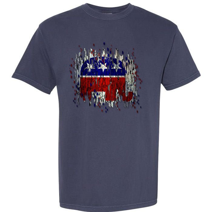 Republican Digital Flag Garment-Dyed Heavyweight T-Shirt