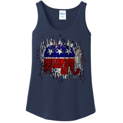 Republican Digital Flag Ladies Essential Tank