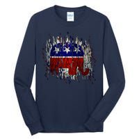 Republican Digital Flag Tall Long Sleeve T-Shirt