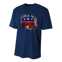 Republican Digital Flag Performance Sprint T-Shirt