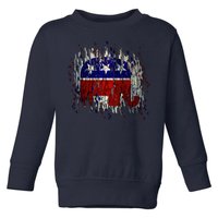 Republican Digital Flag Toddler Sweatshirt