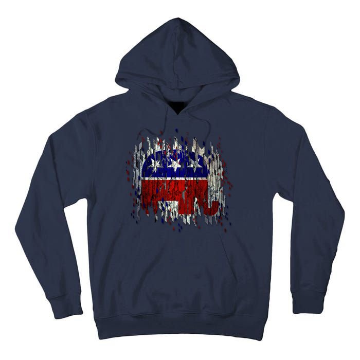 Republican Digital Flag Tall Hoodie