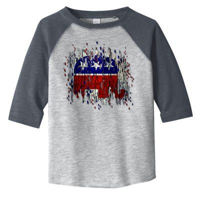 Republican Digital Flag Toddler Fine Jersey T-Shirt