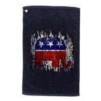 Republican Digital Flag Platinum Collection Golf Towel