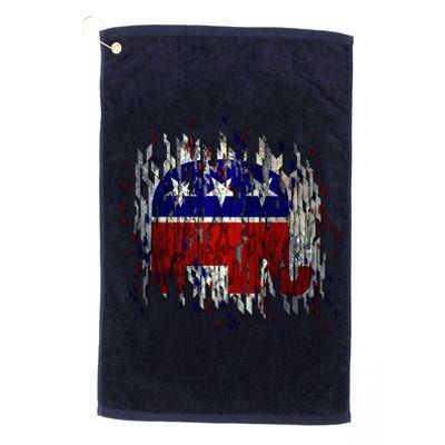 Republican Digital Flag Platinum Collection Golf Towel