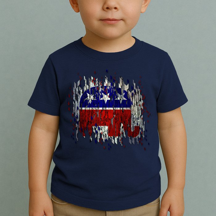Republican Digital Flag Toddler T-Shirt