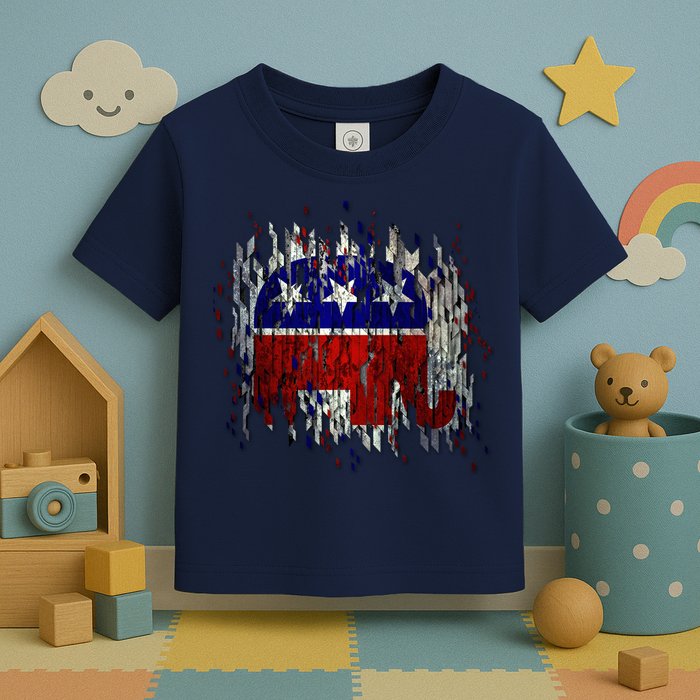 Republican Digital Flag Toddler T-Shirt