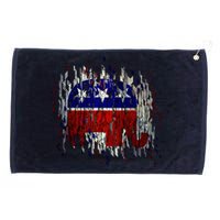 Republican Digital Flag Grommeted Golf Towel