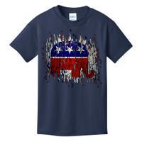 Republican Digital Flag Kids T-Shirt