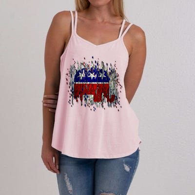 Republican Digital Flag Women's Strappy Tank