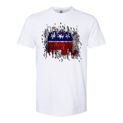 Republican Digital Flag Softstyle CVC T-Shirt