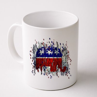 Republican Digital Flag Coffee Mug