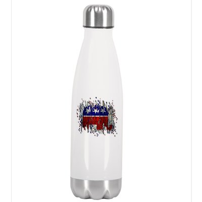 Republican Digital Flag Stainless Steel Insulated Water Bottle