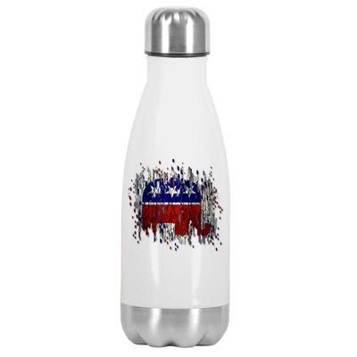 Republican Digital Flag Stainless Steel Insulated Water Bottle