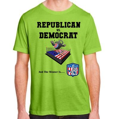 Republican Vs. Democrat Adult ChromaSoft Performance T-Shirt