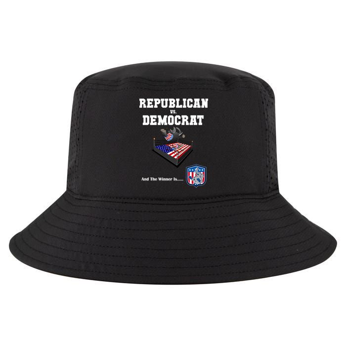 Republican Vs. Democrat Cool Comfort Performance Bucket Hat