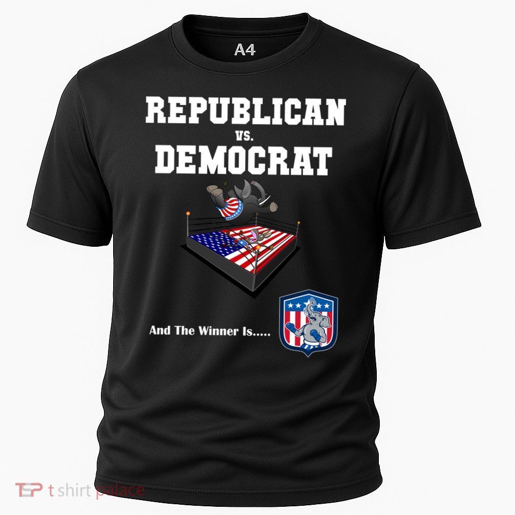 Republican Vs. Democrat Cooling Performance Crew T-Shirt