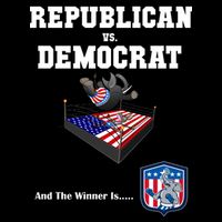 Republican Vs. Democrat Cooling Performance Crew T-Shirt