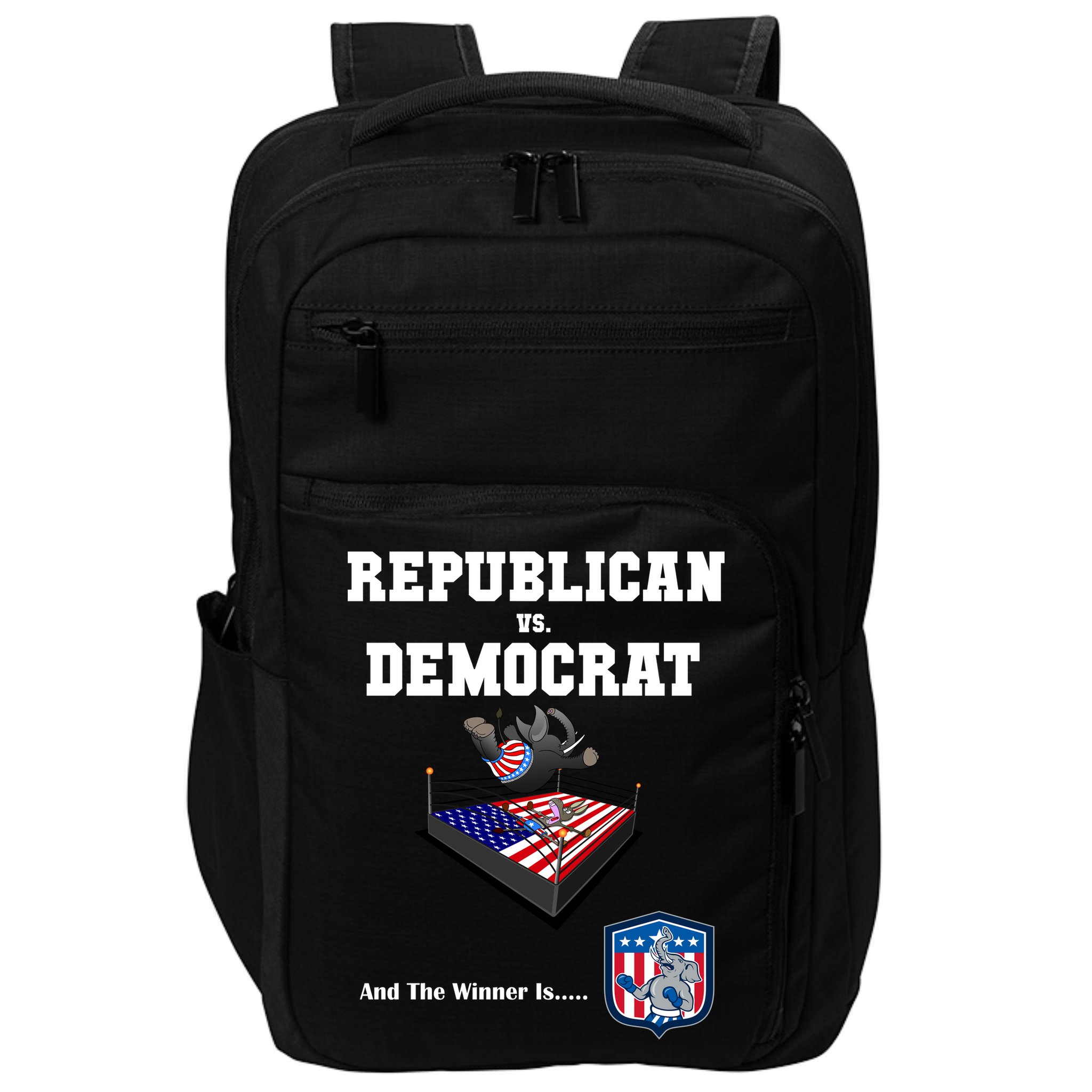 Republican Vs. Democrat Impact Tech Backpack