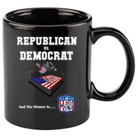 Republican Vs. Democrat 11oz C Handle Ceramic Mug