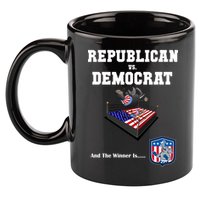 Republican Vs. Democrat 11oz C Handle Ceramic Mug