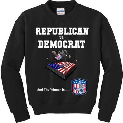 Republican Vs. Democrat Kids Sweatshirt