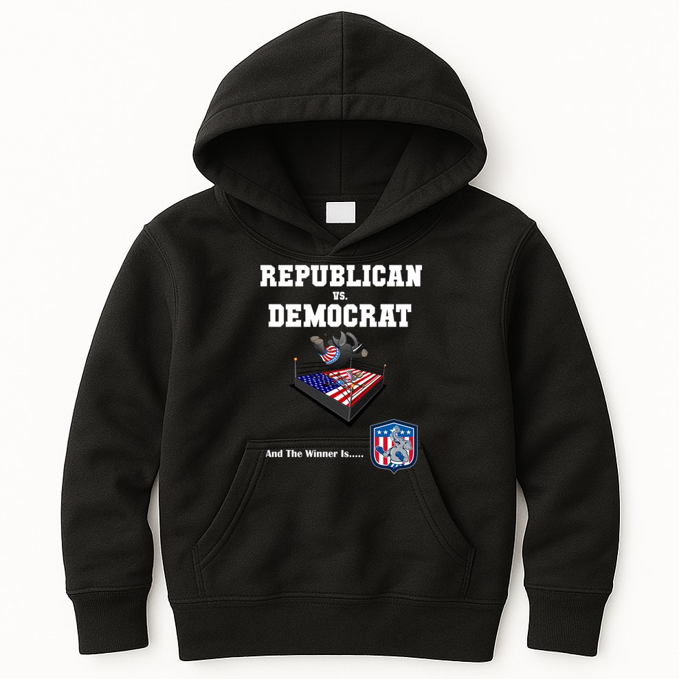 Republican Vs. Democrat Kids Hoodie