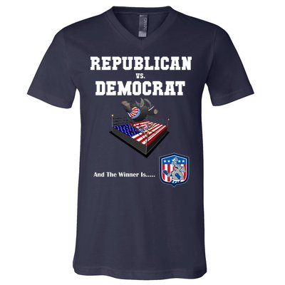 Republican Vs. Democrat V-Neck T-Shirt