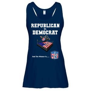 Republican Vs. Democrat Ladies Essential Flowy Tank