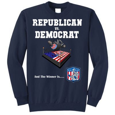 Republican Vs. Democrat Tall Sweatshirt