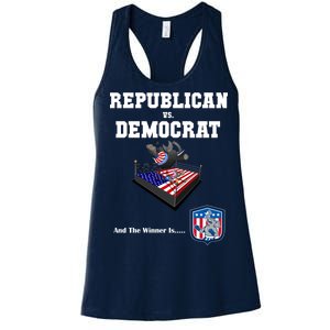 Republican Vs. Democrat Women's Racerback Tank