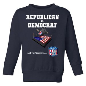 Republican Vs. Democrat Toddler Sweatshirt