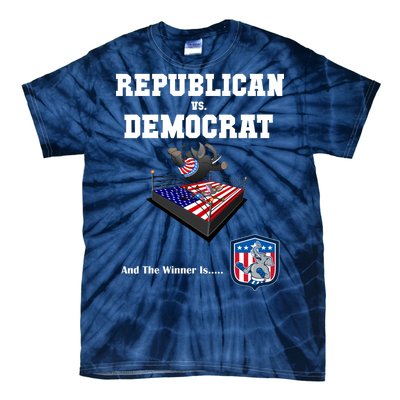 Republican Vs. Democrat Tie-Dye T-Shirt