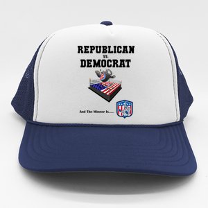 Republican Vs. Democrat Trucker Hat