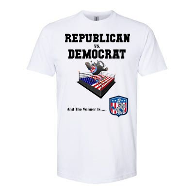 Republican Vs. Democrat Softstyle CVC T-Shirt