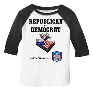 Republican Vs. Democrat Toddler Fine Jersey T-Shirt