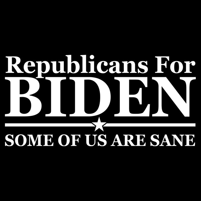 Republicans For Biden Some Of Us Are Sane Cropped Pullover Crew