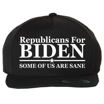 Republicans For Biden Some Of Us Are Sane Wool Snapback Cap