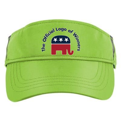 Republicans The Official Logo of Winners Adult Drive Performance Visor