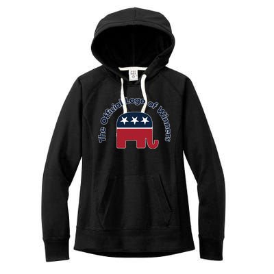 Republicans The Official Logo of Winners Women's Fleece Hoodie