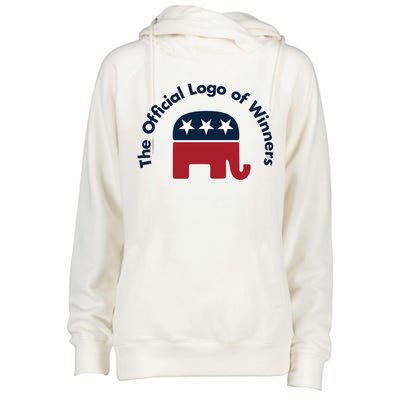 Republicans The Official Logo of Winners Womens Funnel Neck Pullover Hood