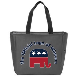 Republicans The Official Logo of Winners Zip Tote Bag