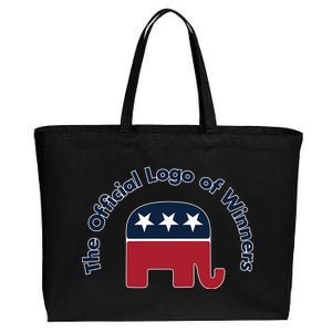 Republicans The Official Logo of Winners Cotton Canvas Jumbo Tote