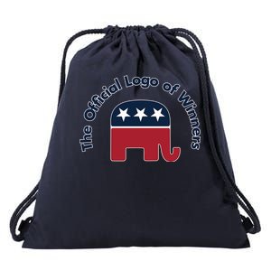 Republicans The Official Logo of Winners Drawstring Bag