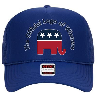 Republicans The Official Logo of Winners High Crown Mesh Back Trucker Hat