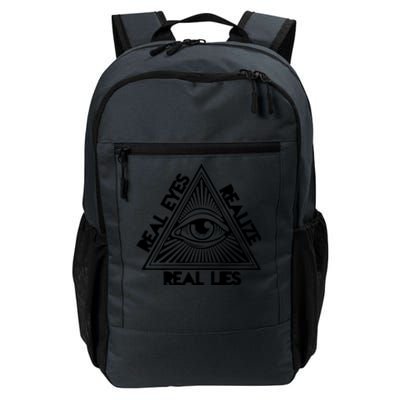 Real Eyes Realize Real Lies Truth Daily Commute Backpack