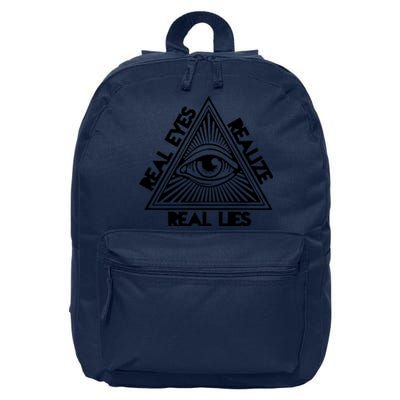 Real Eyes Realize Real Lies Truth 16 in Basic Backpack