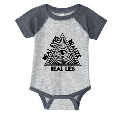 Real Eyes Realize Real Lies Truth Infant Baby Jersey Bodysuit